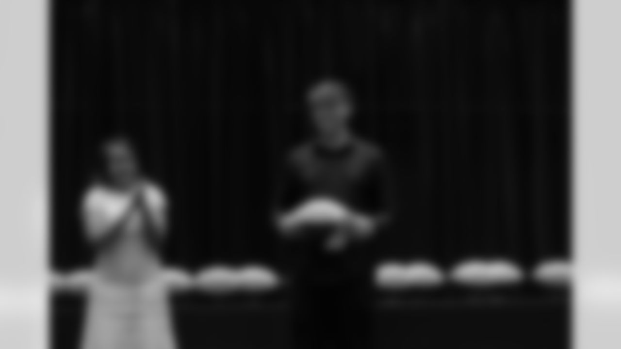 The New Orleans Saints hosted the Enterprise Scholar Athlete Banquet at the Ochsner Sports Performance Center on Monday, March 27, 2023. Saints legend Tyrone Hughes was the guest speaker at the event.