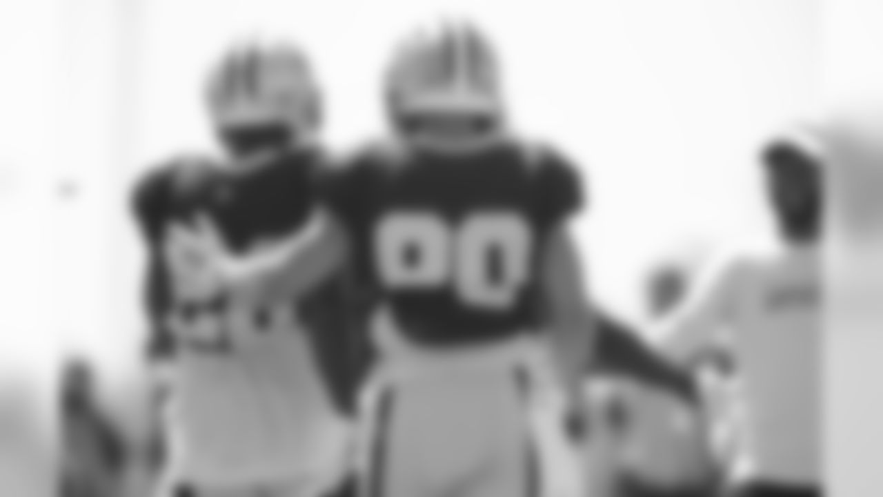 Action photos of New Orleans Saints Training Camp presented by Verizon as they hold joint practice with the Los Angeles Chargers at Jack R. Hammett Sports Complex in Costa Mesa, CA. on August 15, 2019.