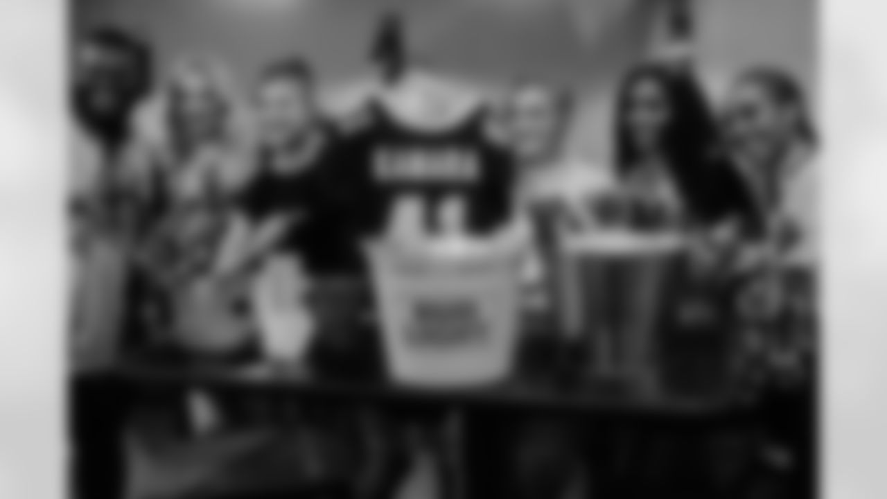 The New Orleans Saints hosted a watch party presented by Bud Light for their game against the Houston Texans on Oct. 15, 2023 at the Swamp Room in New Orleans, Louisiana.
