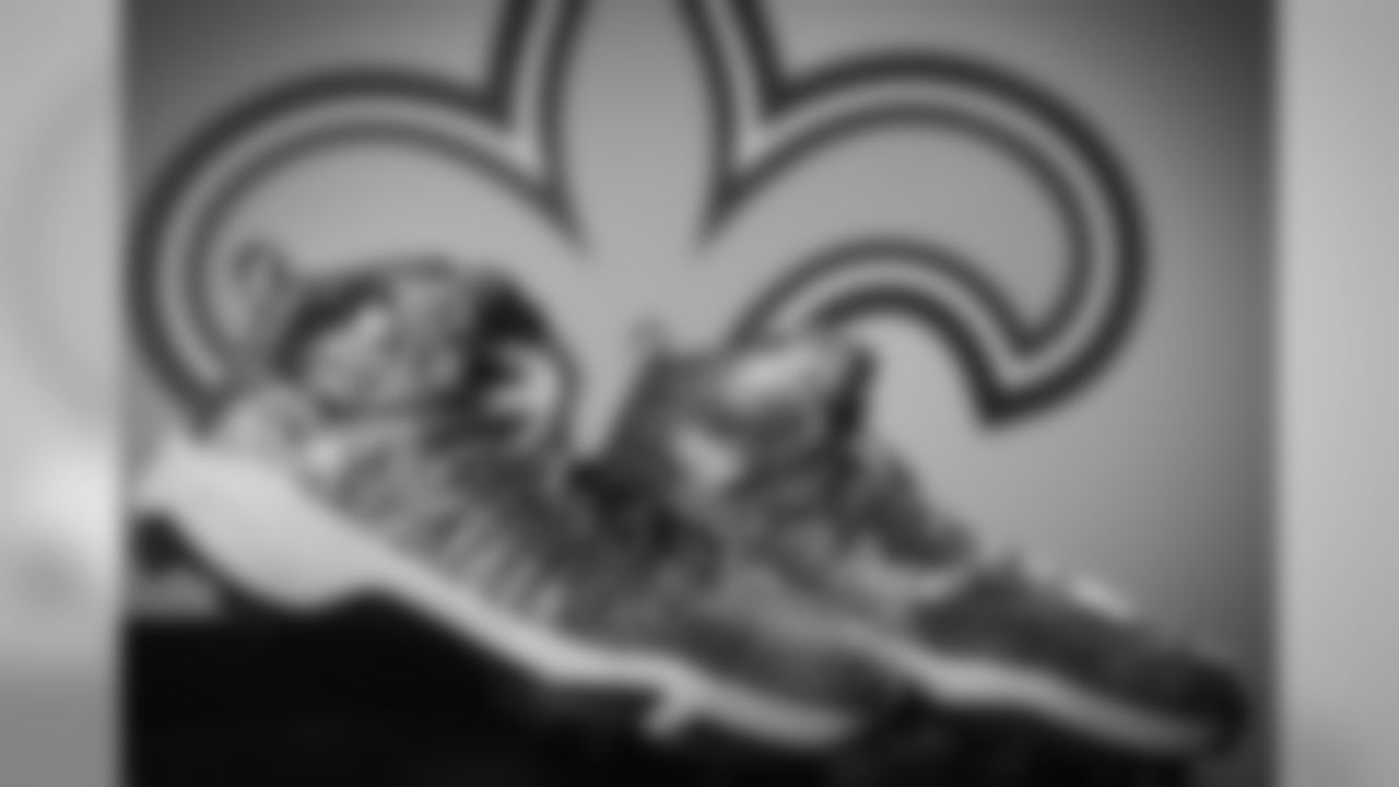 New Orleans Saints supports during 2018 My Cause My Cleats.