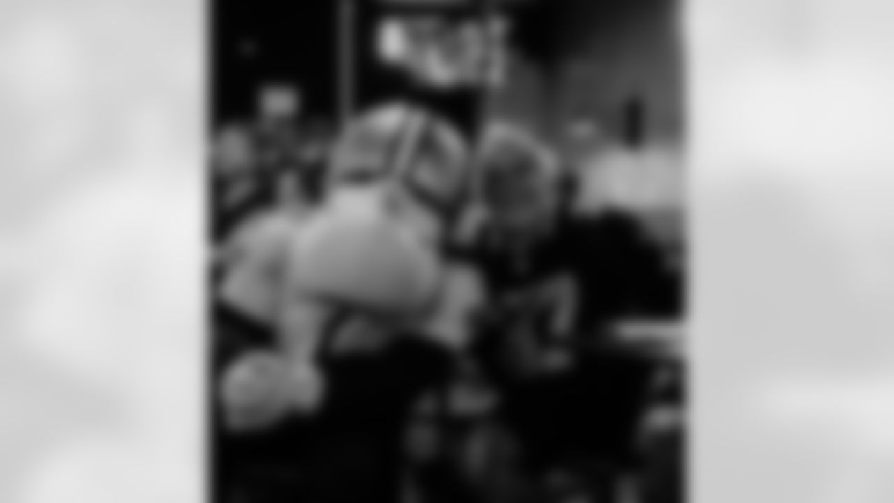 The New Orleans Saints hosted a watch party presented by Bud Light for their game against the Houston Texans on Oct. 15, 2023 at the Swamp Room in New Orleans, Louisiana.