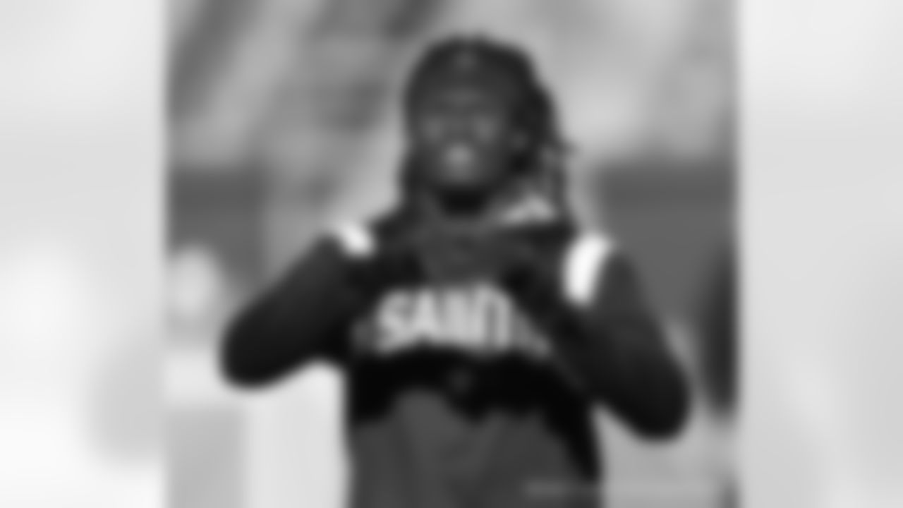 Check out the pregame warmups from the New Orleans Saints ahead of their game against the Philadelphia Eagles in Week 17 of the 2022 NFL season.