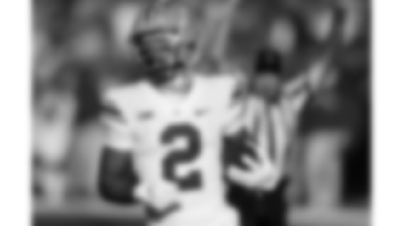 Check out photos of New Orleans Saints 2022 NFL Draft first round draft selection Chris Olave, wide receiver out of Ohio State who was selected with the 11th pick.