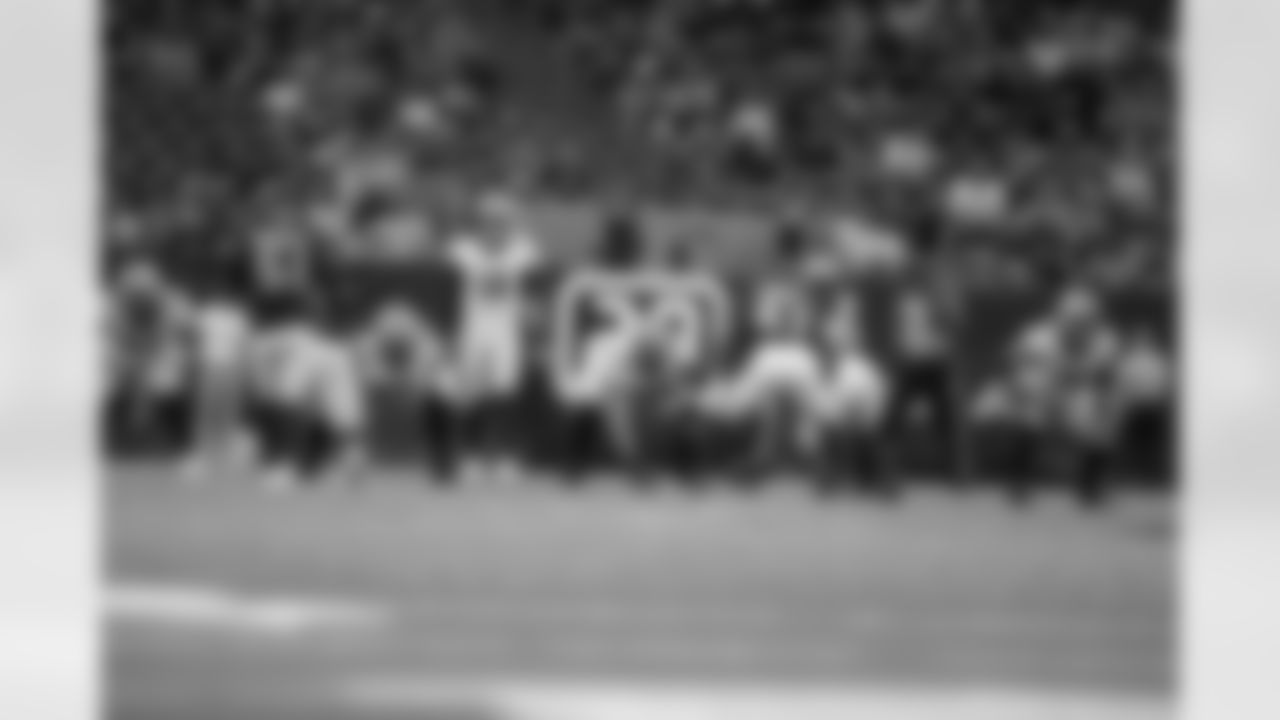 New Orleans Saints players in action during their 2022 Preseason Week 1 game against the Houston Texans.