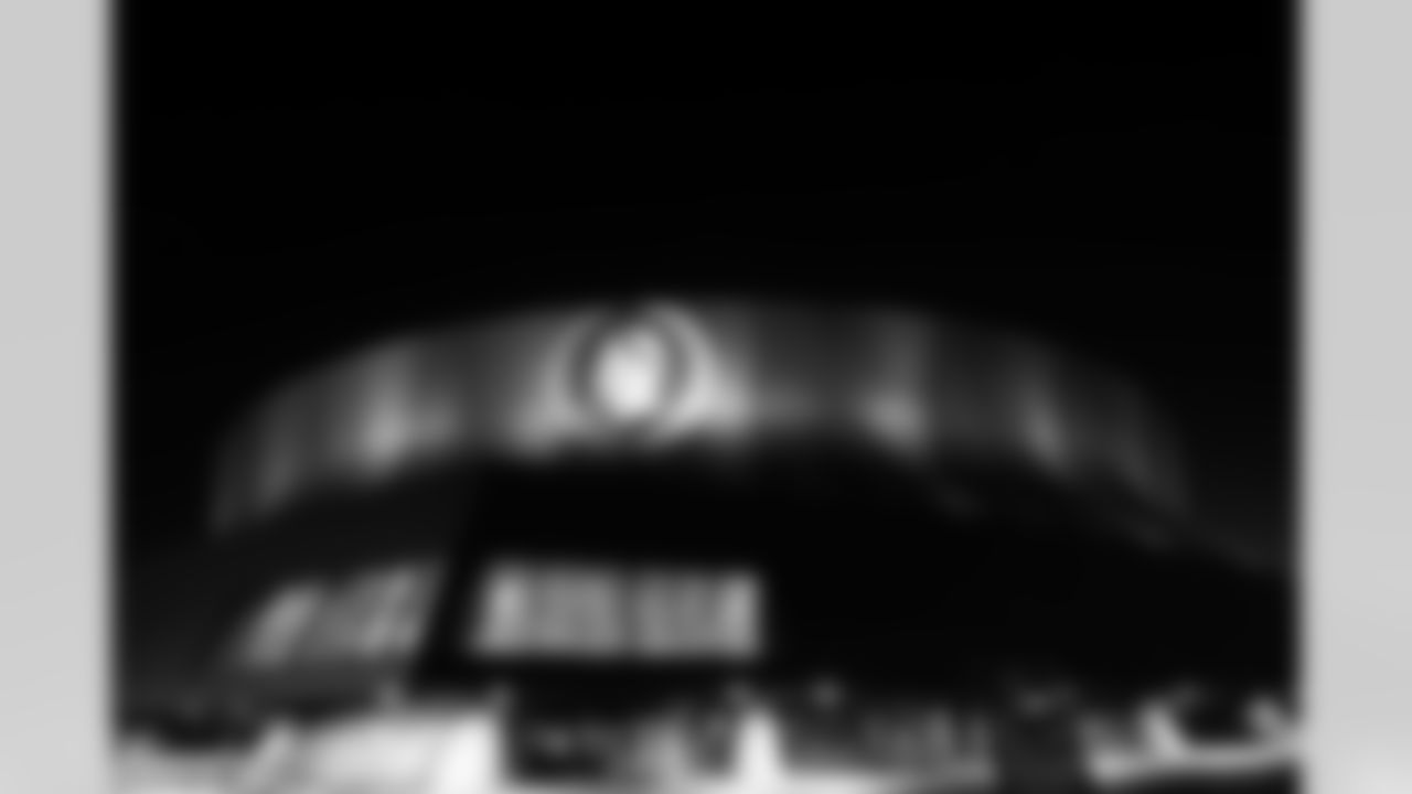 Get a look at the new signage at the Caesars Superdome ahead of the Saints' Week 8 game against the Buccaneers.