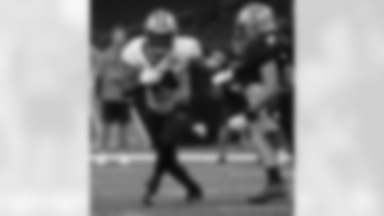 The New Orleans Saints take the field on August 20, 2021 for Saints Training Camp presented by SeatGeek at the Caesars Superdome.