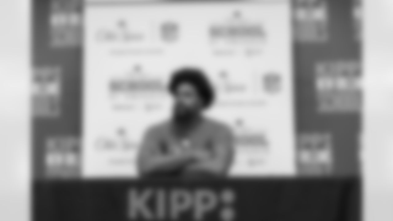 New Orleans Saints defensive end Cameron Jordan visited John F. Kennedy High School as part of Old Spice School of Swagger's pep rally series on Tuesday, December 13, 2022.