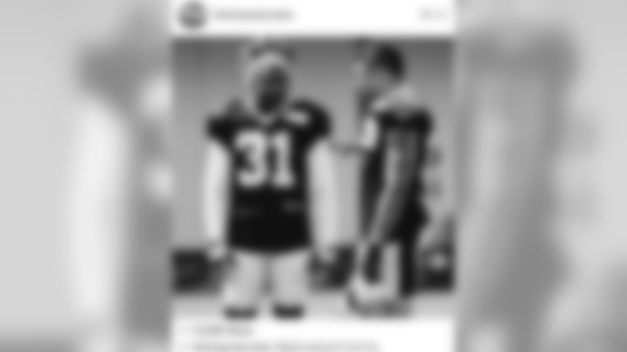 Kenny Vaccaro posts a photo with Jairus Byrd on Instagram