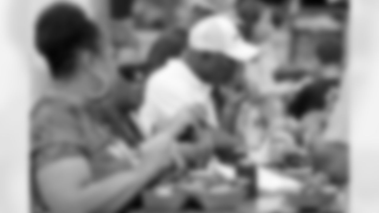 New Orleans Saints fans attended the team's annual Draft Crawfish Cookout at the Ochsner Sports Performance Center on Saturday, April 29 on Day 3 of the 2023 NFL Draft.