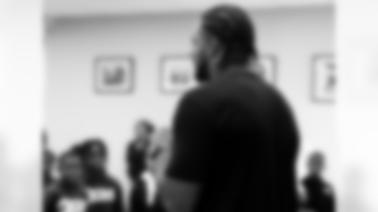 On Tuesday, September 5, New Orleans Saints defensive end Cameron Jordan visited Good Shepherd school, speaking to students about leadership, always giving your best effort in all aspects of life, how to grow in leadership, and being a forever learner.