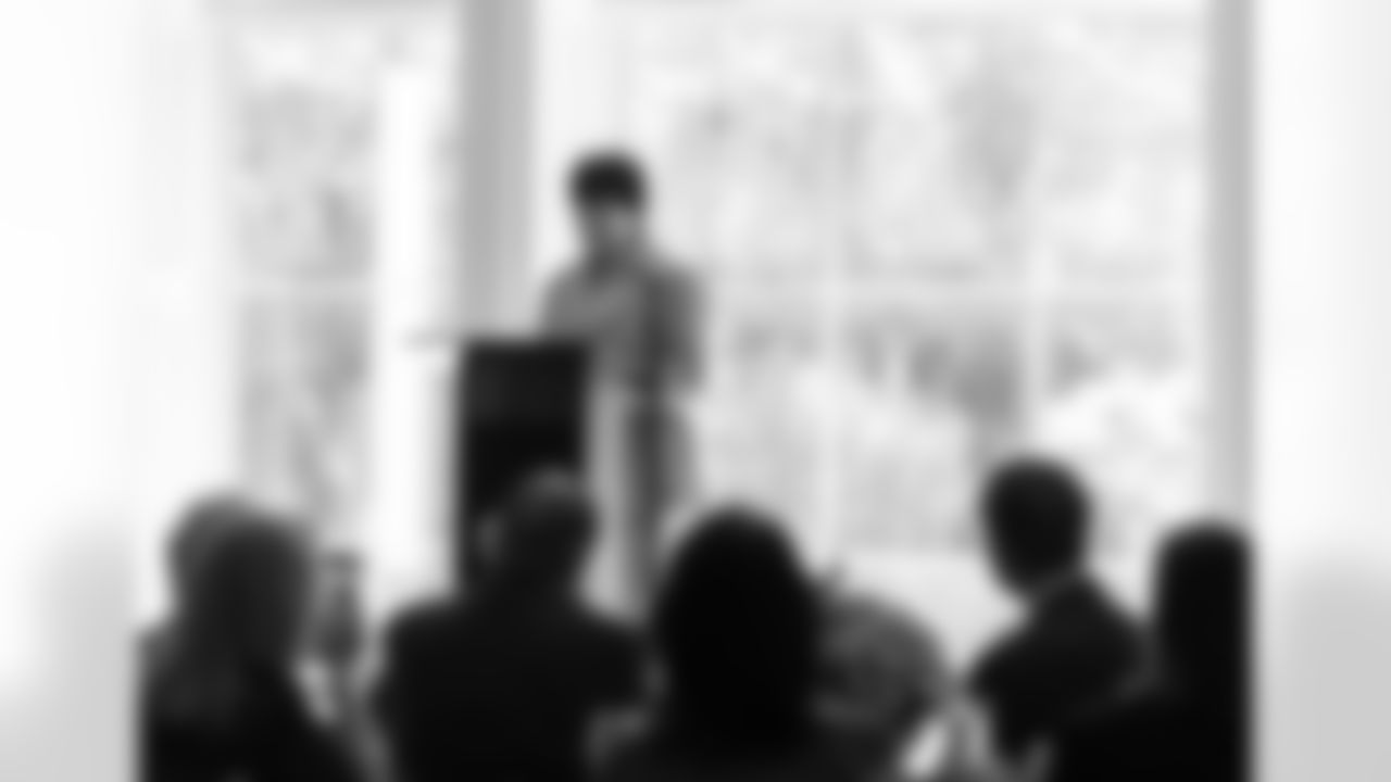 New Orleans Saints owner and chief executive officer Gayle Benson spoke at the WYES luncheon at Greystone in Mandeville on Monday, Oct. 24, 2023. Following her speech, she participated in a brief Q&A with those in attendance.