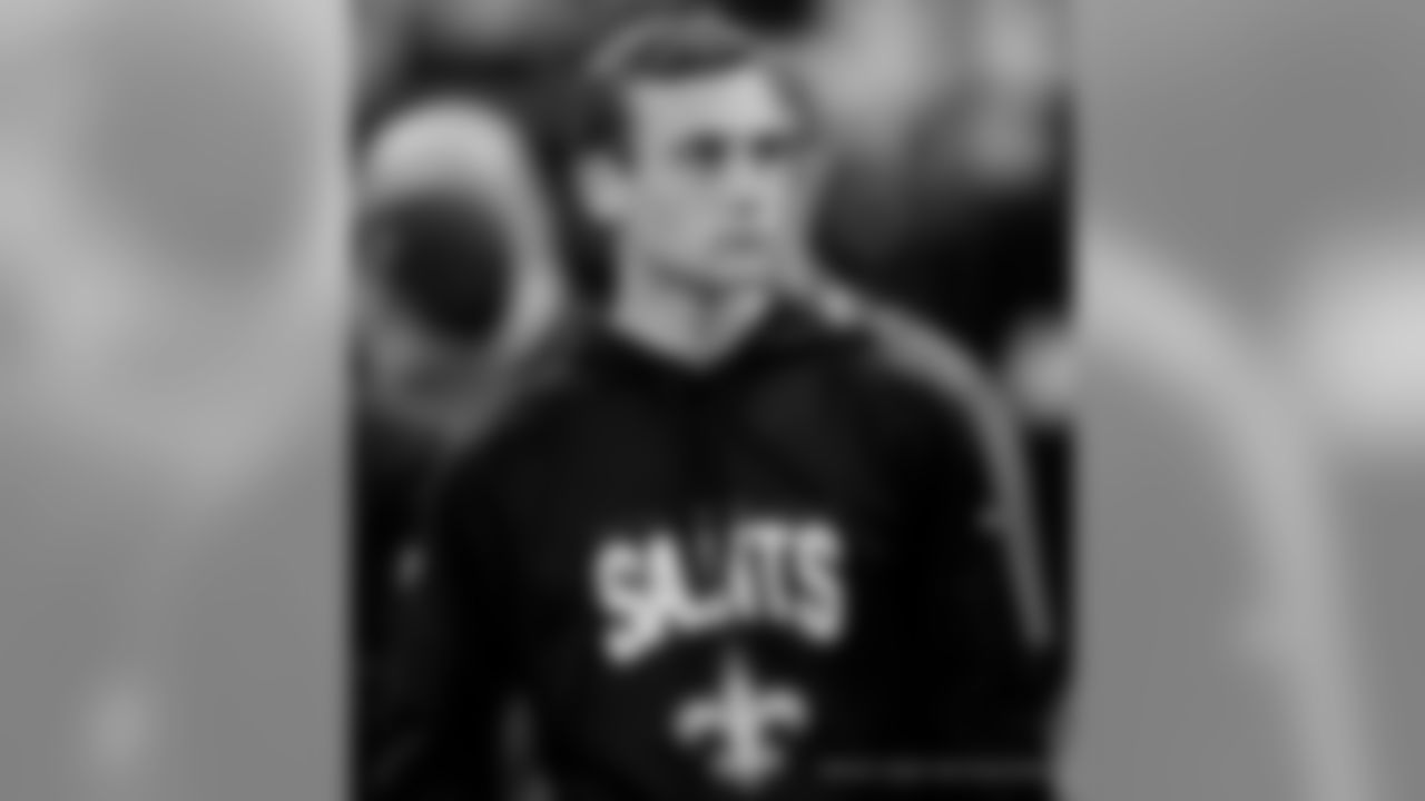 New Orleans Saints fans cheer on the team against the Minnesota Vikings at the Mercedes-Benz Superdome.