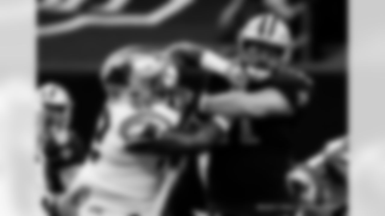 Game action photos from the New Orleans Saints vs. Carolina Panthers matchup in Week 7 of the 2020 NFL season.