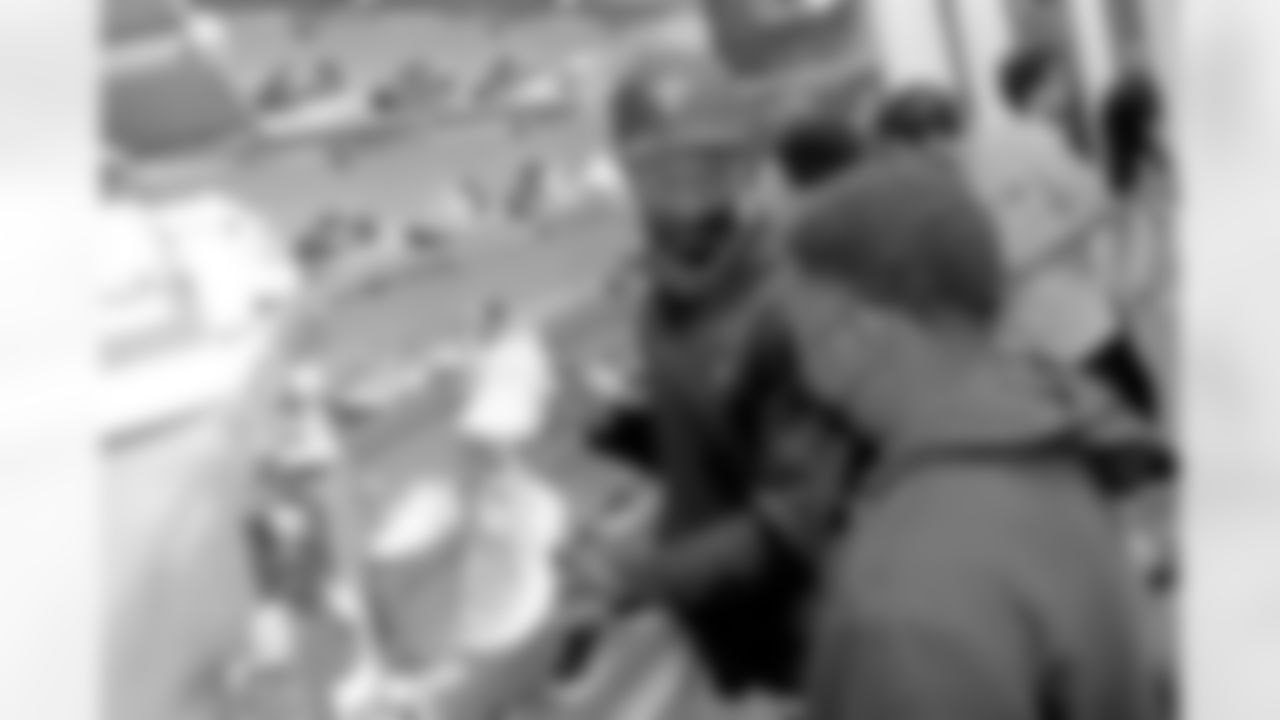 New Orleans Saints defensive end Cameron Jordan gifted dozens of kids from the Youth Empowerment Project (Y.E.P) with a pair of sneakers of their choice at Sneaker Politics in the French Quarter on Thursday, December 16, 2021.