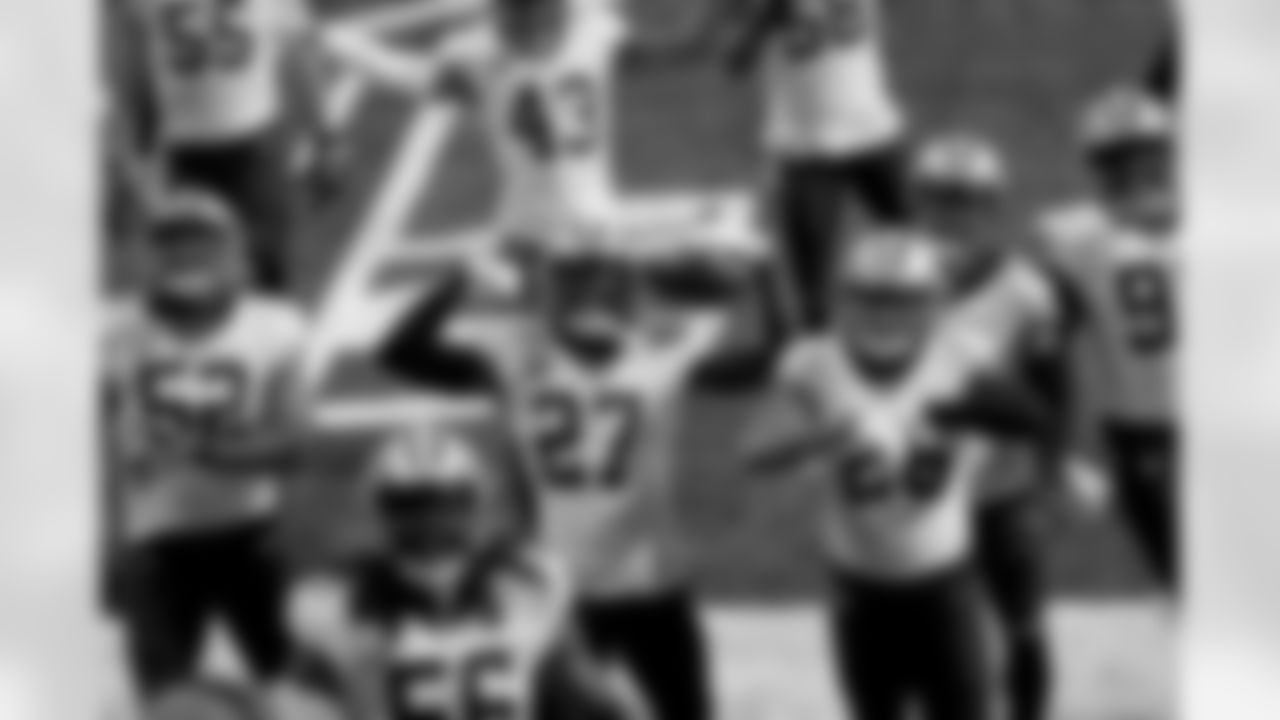 Game action photos from the New Orleans Saints vs. Atlanta Falcons matchup in Week 13 of the 2020 NFL season.