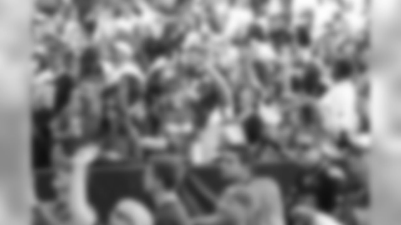 New Orleans Saints fans get ready for Week 14 against the San Francisco 49ers during our pregame party at Champions Square presented by Ticketmaster.