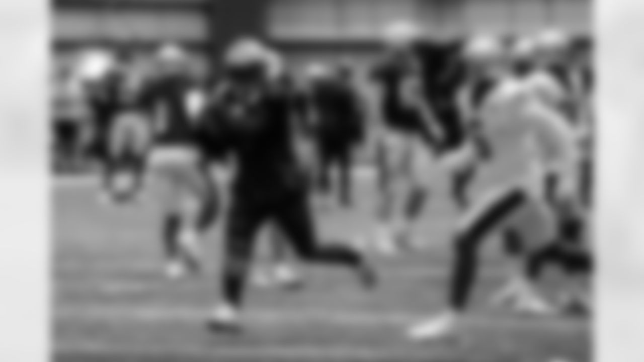 The New Orleans Saints running back Mark Ingram and safety Marcus Maye practiced indoors on day 6 during 2022 Saints Training Camp presented by Rouses Markets on Tuesday, August 2.