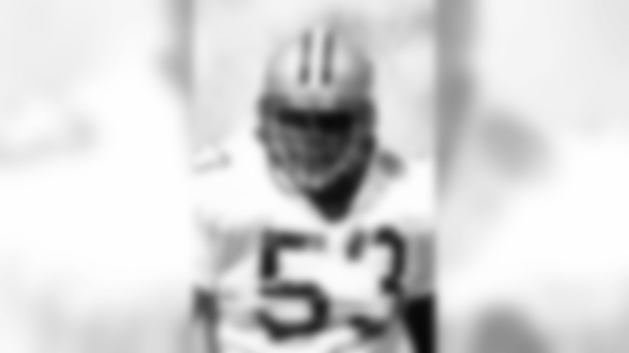 A member of the Saints famed Dome Patrol, linebacker Vaughan Johnson finished his career with 669 tackles, 12 sacks, four interceptions and five fumble recoveries along with four Pro Bowl appearances in eight seasons with the squad.