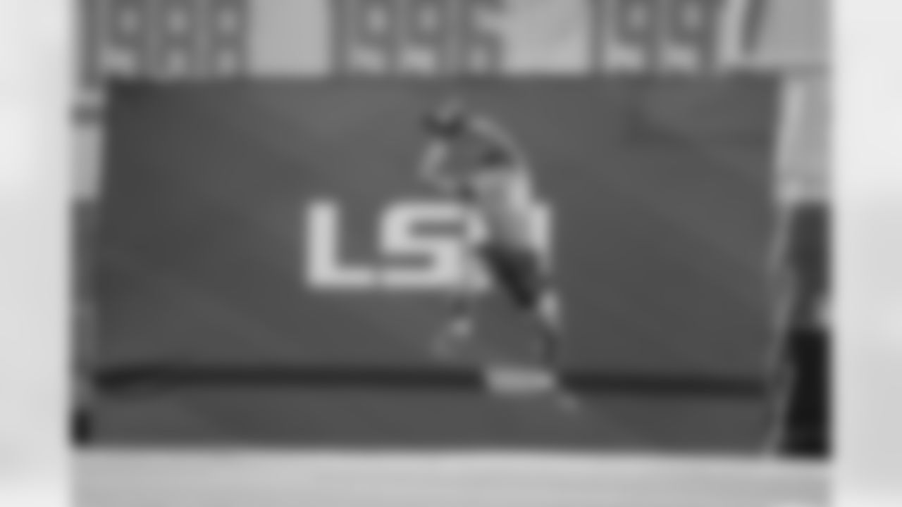 Several New Orleans Saints coaches and staff attended Louisiana State University's Pro Day in Baton Rouge on Wednesday, April 6 ahead of the 2022 NFL Draft.
