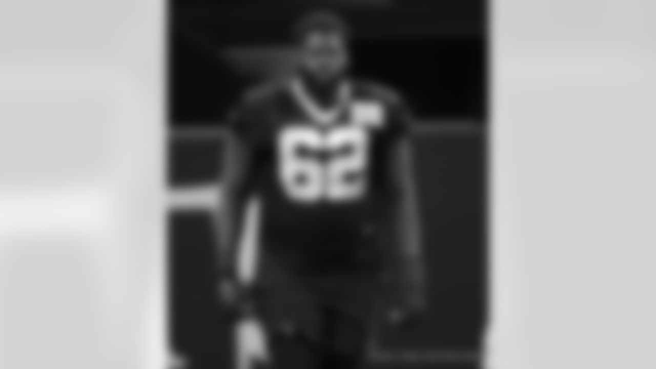 New Orleans Saints offensive lineman Derrick Kelly ll took the field for open practice during 2022 Saints Training Camp presented by Rouses Markets on Sunday, August 21 at the Caesars Superdome.