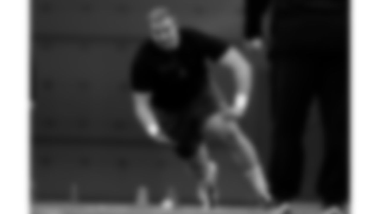 Check out photos of New Orleans Saints 2022 NFL Draft first round draft selection Trevor Penning, offensive lineman out of the University of Northern Iowa who was selected with the 19th pick.