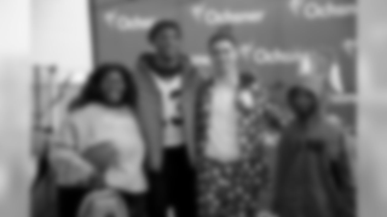 New Orleans Saints wideout Michael Thomas visited pediatric patients at Ochsner Hospital for Children on Monday, Dec.23, one day after setting the single-season receptions record. Harrah's of New Orleans provided the gifts.