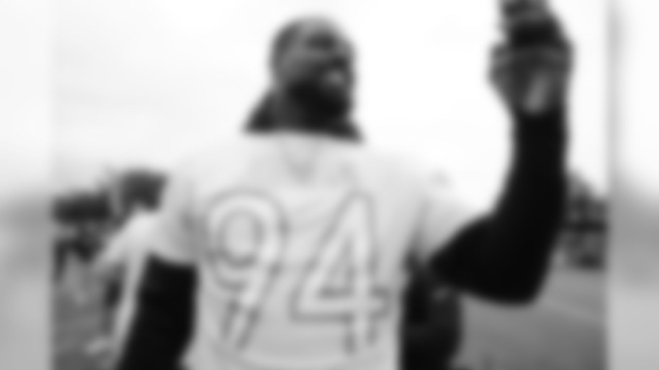 New Orleans Saints defensive end Cameron Jordan (94) after the NFC practice for the 2020 NFL Pro Bowl football game, Thursday, Jan. 23, 2020 in Orlando, Fla. (Cooper Neill/NFL)