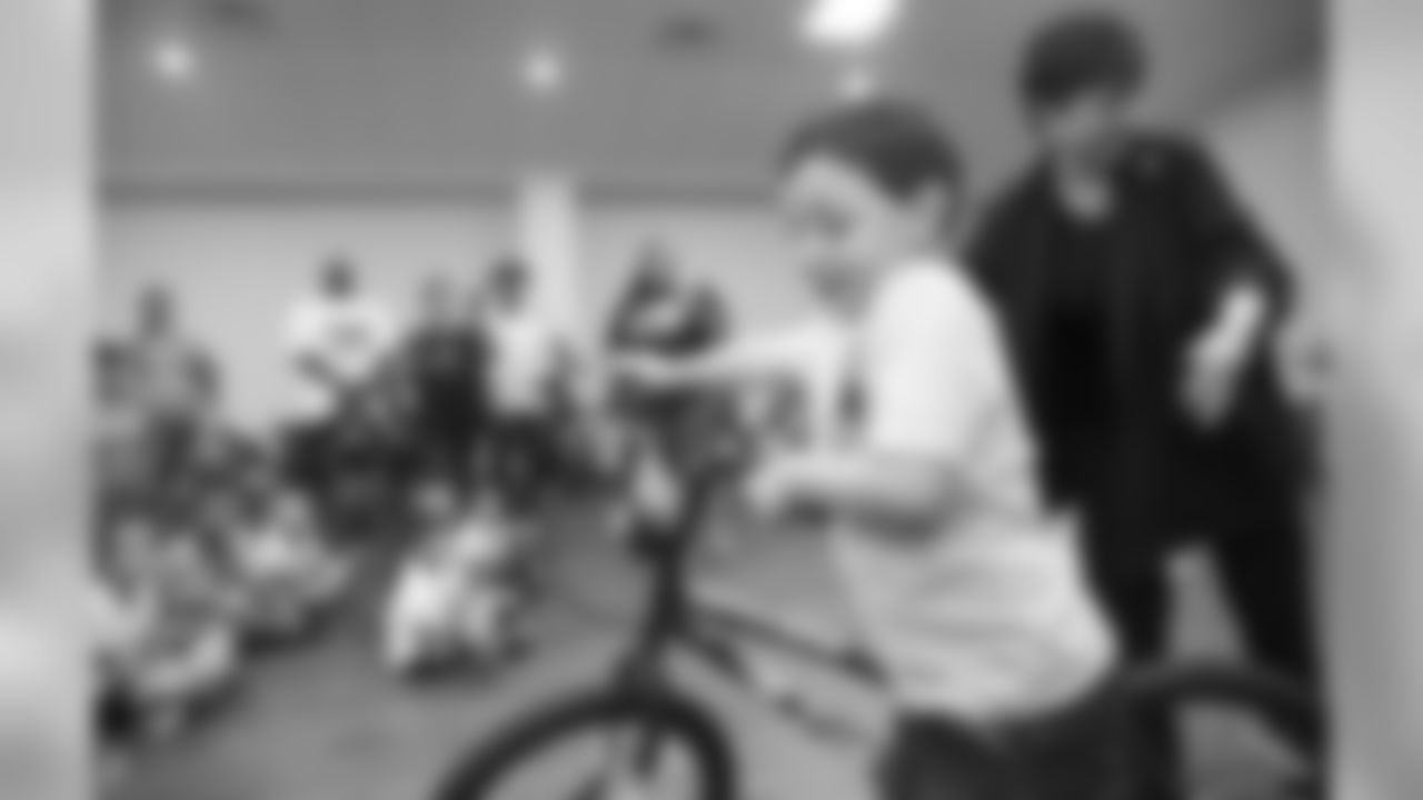 Mrs. Benson stops in Houma, LA and donates 55 bikes to the children of the United Houma Nation group.