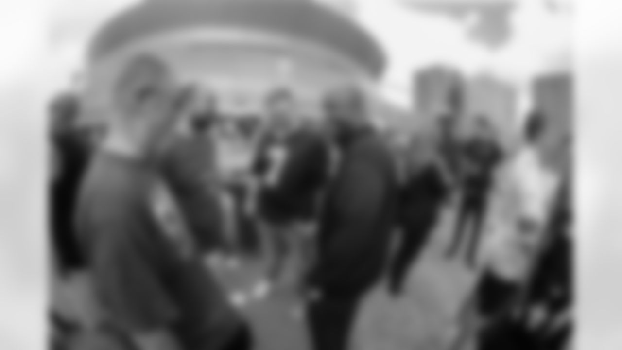 Fans get ready at Champions Square as the New Orleans Saints host the Cincinnati Bengals in Week 6 of the 2022 NFL season on October 16 at the Caesars Superdome.