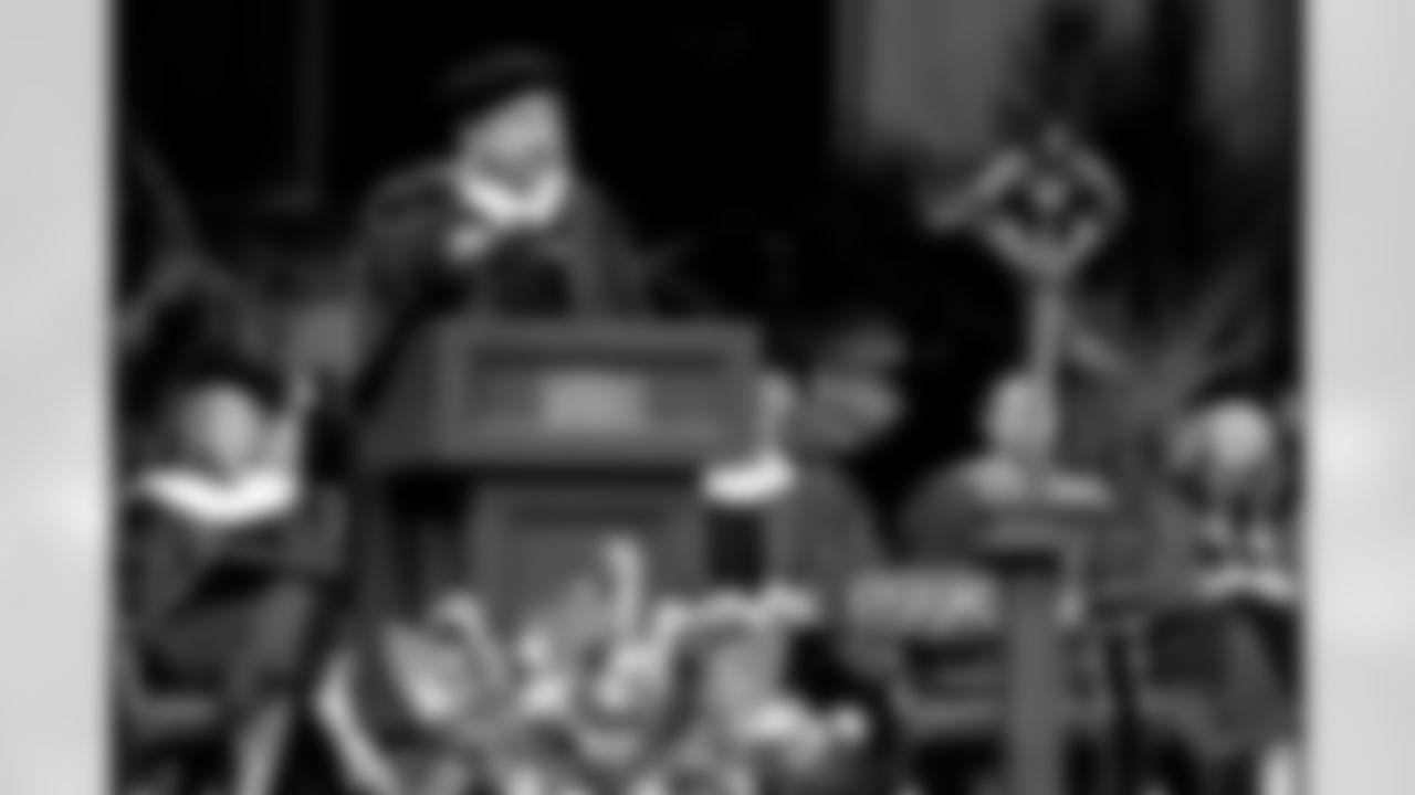 Former New Orleans Saints head coach Sean Payton speaks at the Commencement ceremony for Loyola University of New Orleans on Saturday, May 14, 2022.
