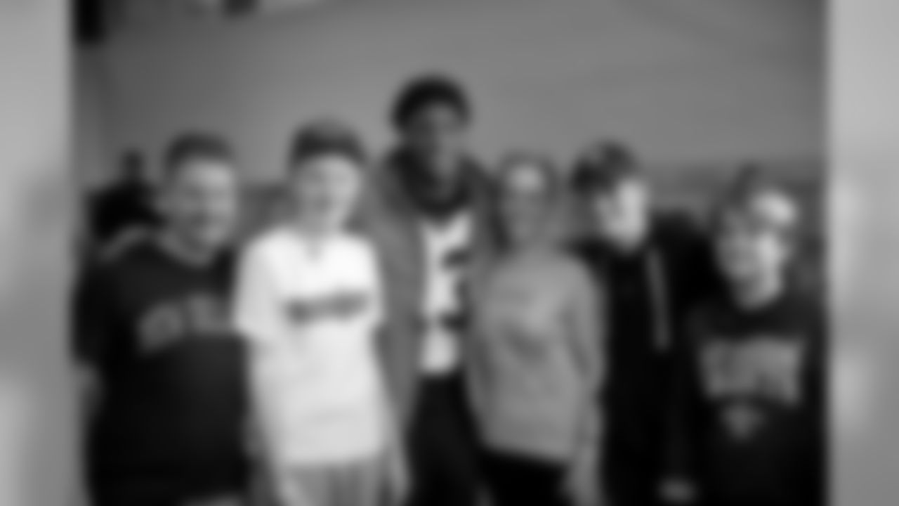 New Orleans Saints wideout Michael Thomas visited pediatric patients at Ochsner Hospital for Children on Monday, Dec.23, one day after setting the single-season receptions record. Harrah's of New Orleans provided the gifts.