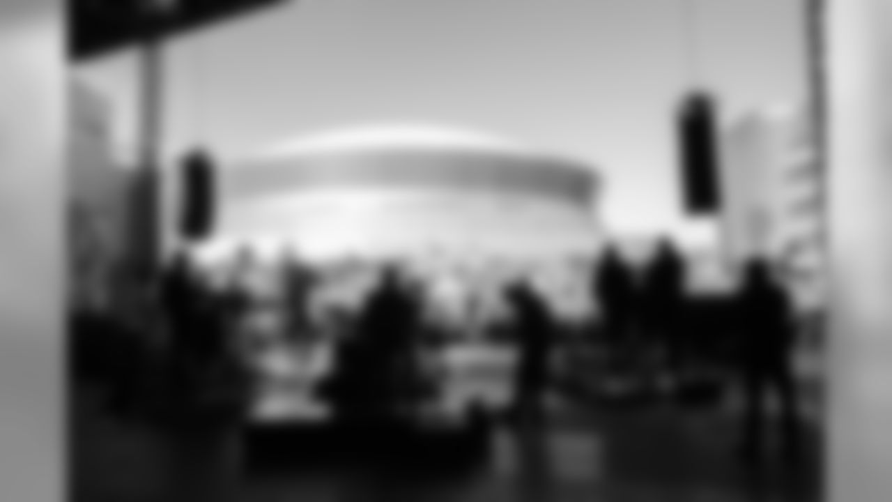 New Orleans Saints fans get ready for Week 12 during our pregame party at Champions Square presented by Ticketmaster.