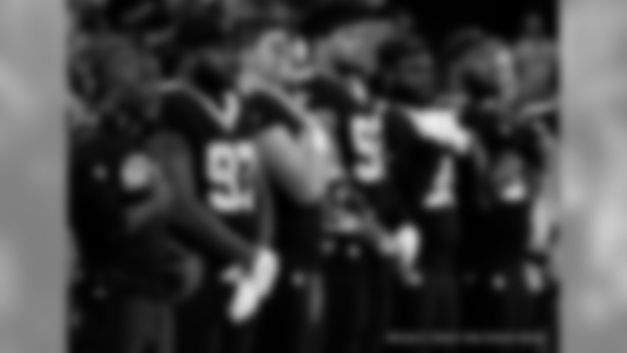New Orleans Saints players prepare for their Week 10 matchup against the Atlanta Falcons at the Mercedes-Benz Superdome.