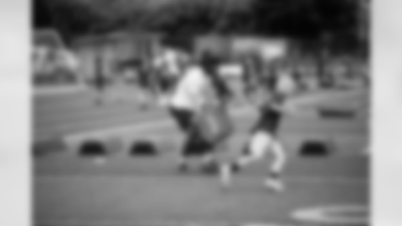 New Orleans Saints linebacker Andrew Dowell hosted his annual "Do Well" youth football camp at St. Edward High School in Ohio on Saturday, July 15, 2023.