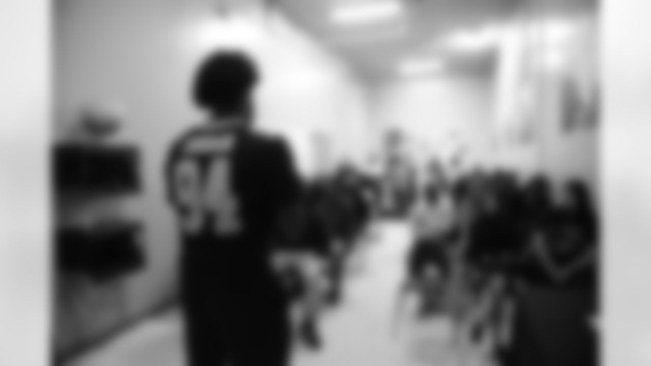 New Orleans Saints defensive end Cameron Jordan visited the NET Charter School on Thursday, February 16, 2023. He spoke with students about hard work, and Microsoft also donated 25 Surface tablets to the school.
