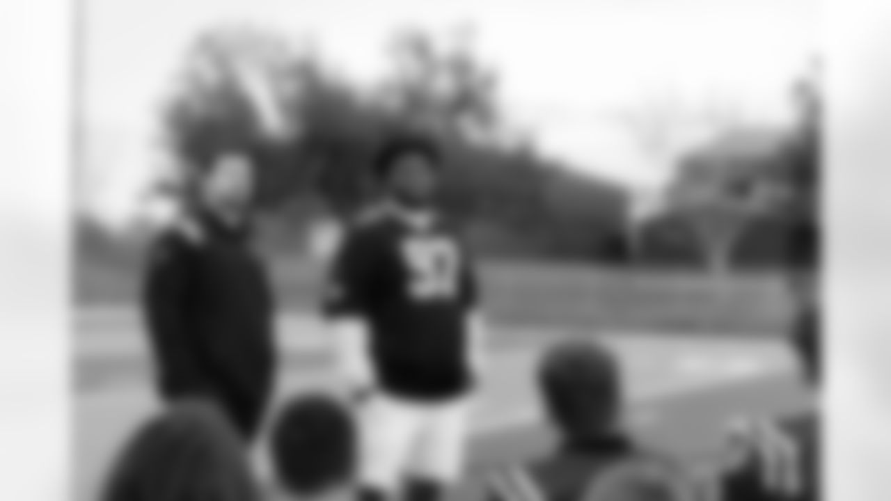 New Orleans Saints Malcom Roach teamed up with John Fayard Moving to donate $5000 worth of new football equipment to Fisher High School after the devastation caused by Hurricane Ida last year to their school and football program.