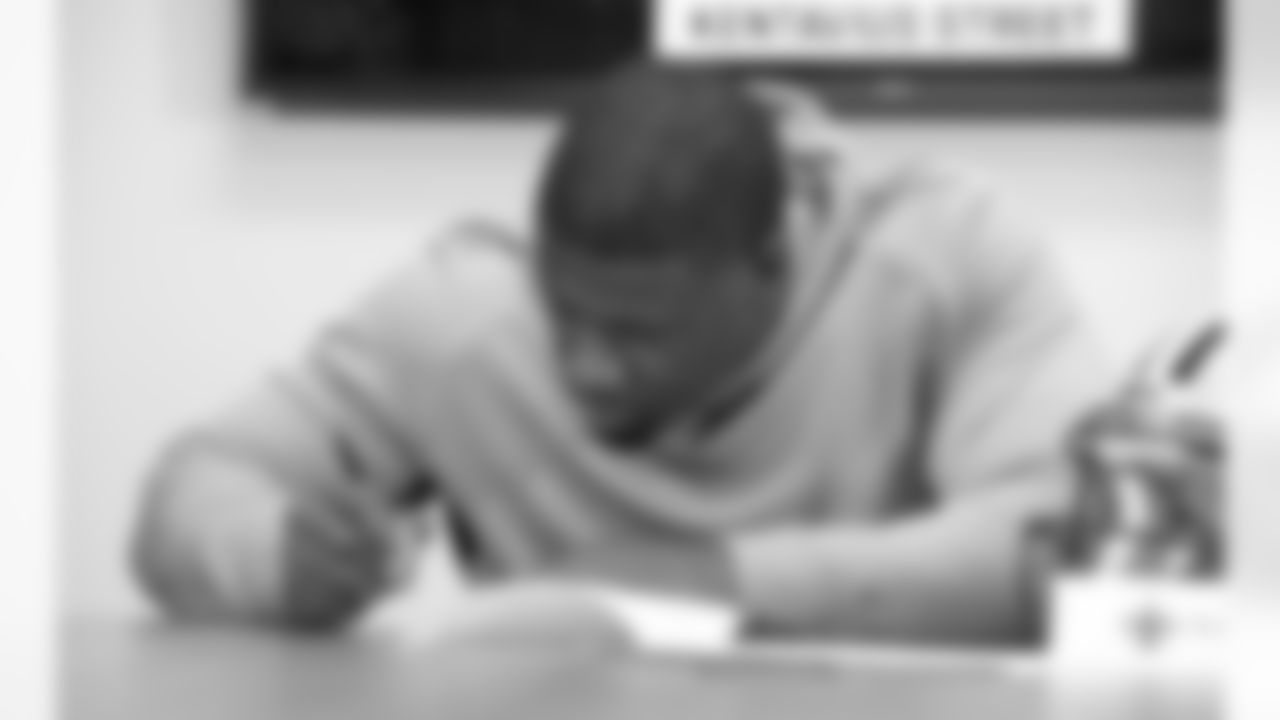 The newest Saints free-agent roster additions Marcus Maye and Kentavius Street arrive in New Orleans to sign their contracts at the Ochsner Sports Performance Center on March 18, 2022.