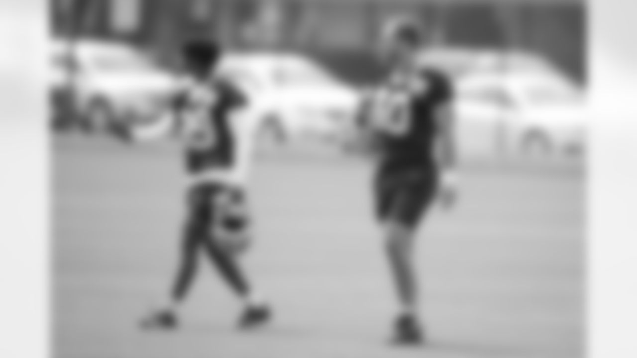 New Orleans Saints defensive back DaMarcus Fields and linebacker Chase Hansen held a walkthrough practice during 2022 Saints Training Camp presented by Rouses Markets on Thursday, August 18 ahead of their Week 2 preseason game against the Green Bay Packers.