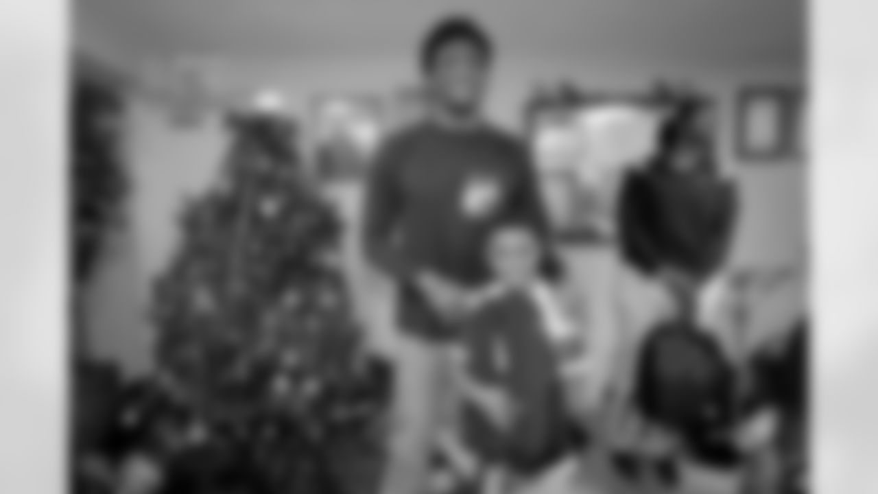 New Orleans Saints wide receiver Michael Thomas held a gift-giving event for dozens of kids from the Youth Group at the Holy Faith Temple Church in Treme on December 20, 2022.