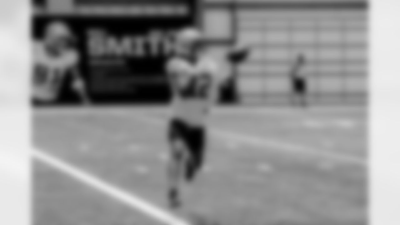 New Orleans Saints wide receiver Chris Olave took the field for practice during 2022 Training Camp presented by Rouses Markets on Tuesday, August 9.