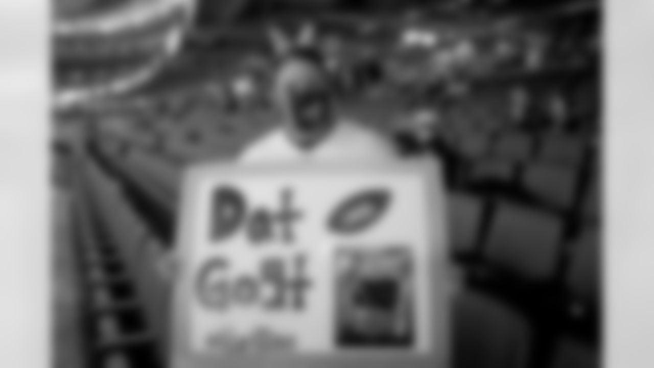 See the best moments from Saints fans in the NFC Divisional Round game against the Tampa Bay Buccaneers in the Mercedes-Benz Superdome.