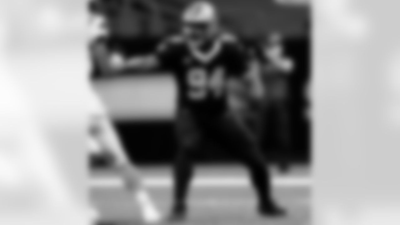 Game action photos from the New Orleans Saints vs. Carolina Panthers matchup in Week 7 of the 2020 NFL season.