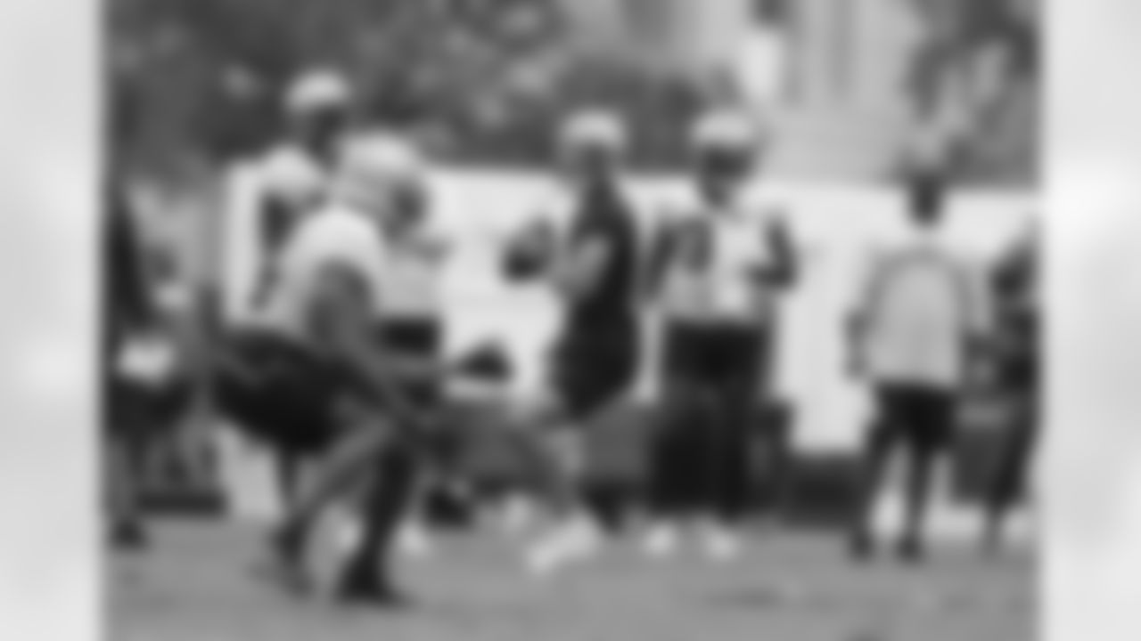 The New Orleans Saints quarterback Ian Book took the field for practice during 2022 Training Camp presented by Rouses Markets on Friday, July 29.