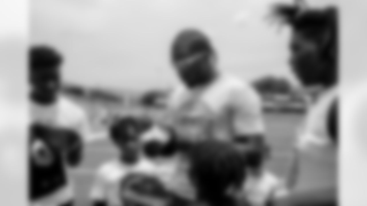 New Orleans Saints cornerback Paulson Adebo hosted his inaugural youth football camp at Herman Clark Stadium in Fort Worth, Texas on Sunday, July 9, 2023.