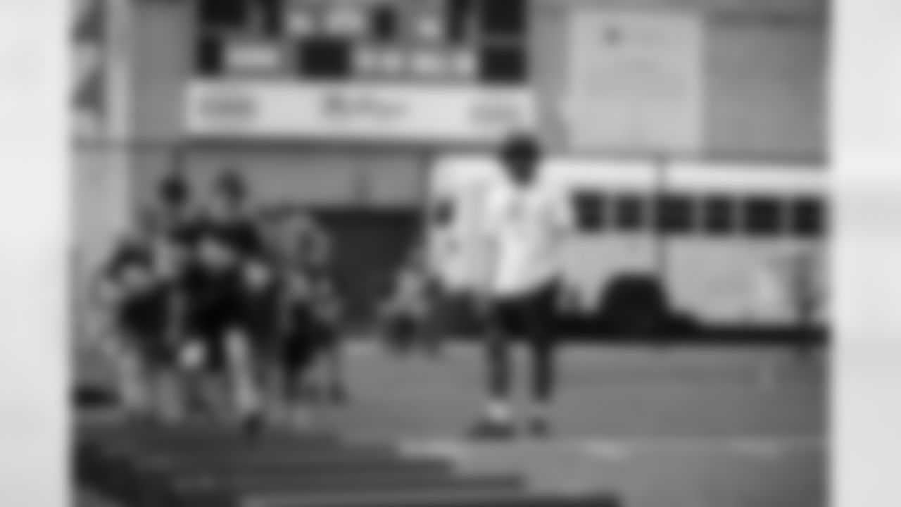 New Orleans Saints linebacker Andrew Dowell hosted his annual "Do Well" youth football camp at St. Edward High School in Ohio on Saturday, July 15, 2023.