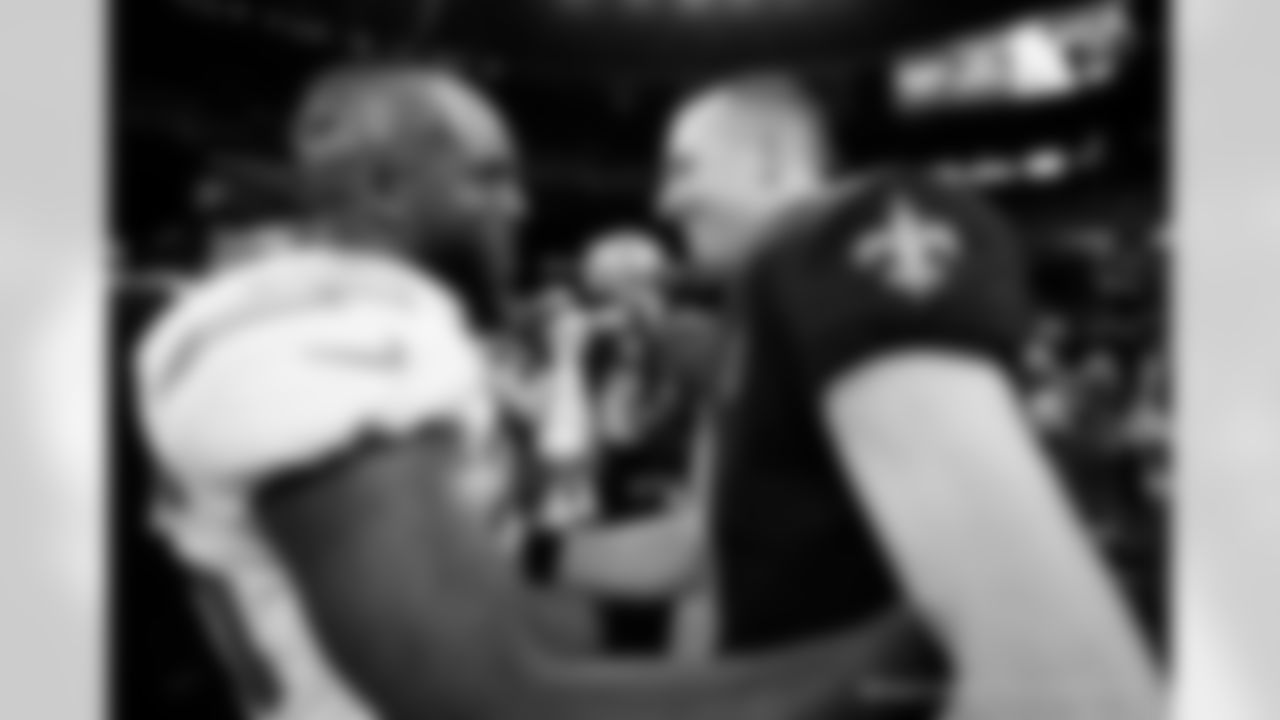 Postgame photos from the New Orleans Saints 30-27 overtime win against the Los Angeles Chargers in Week 5 of the 2020 NFL season.