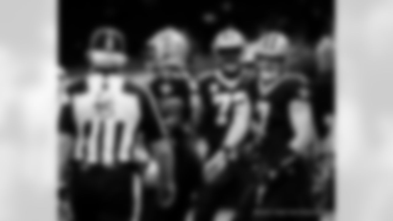 Game action photos from the New Orleans Saints vs. Atlanta Falcons matchup in Week 11 of the 2020 NFL season.