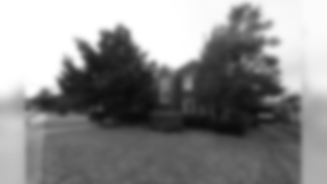 A general view is seen of the childhood home in the hometown of New Orleans Saints punter Thomas Morstead in Pearland, Texas.
