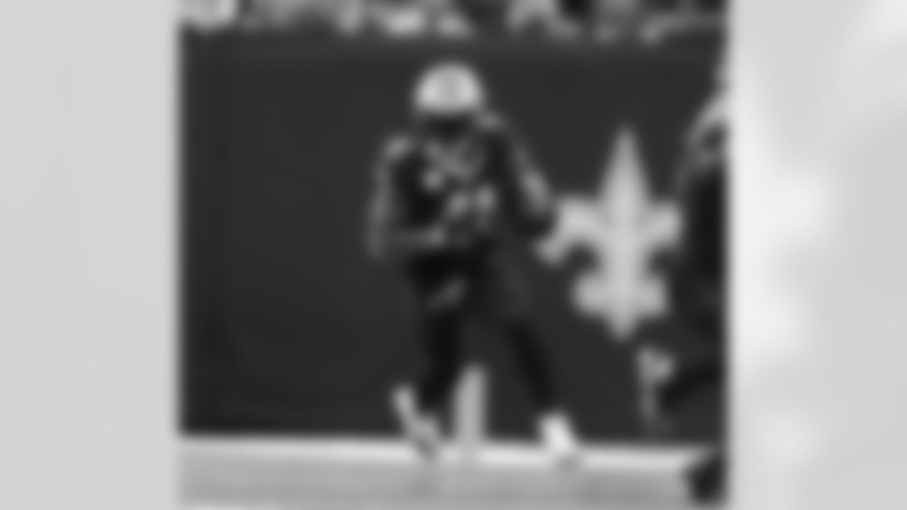 New Orleans Saints running back Alvin Kamara in action during their 2022 Week 5 game against the Seattle Seahawks.
