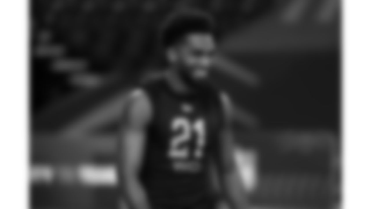 Check out photos of New Orleans Saints 2022 NFL Draft first round draft selection Chris Olave, wide receiver out of Ohio State who was selected with the 11th pick.